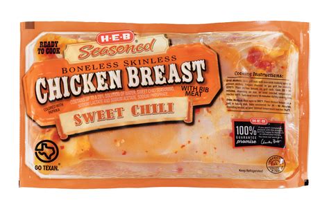H E B Seasoned Boneless Skinless Sweet Chili Chicken Breast Shop