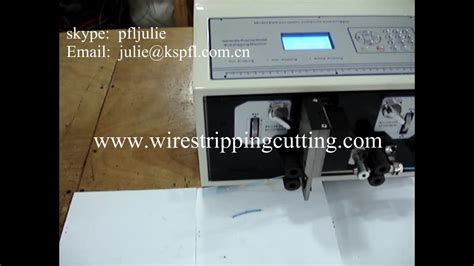 Pfl 02 Nylon Power Electrical Wire Cable Stripping And Cutting Machine