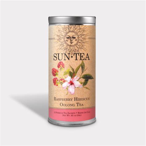 Sun Tea Raspberry Hibiscus Oolong Tea The Tea Can Company