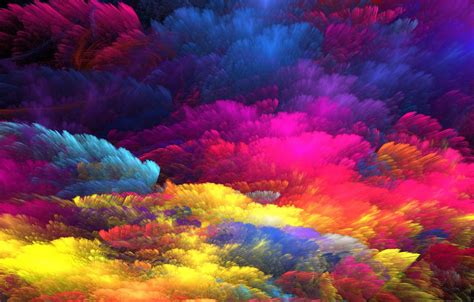 Wallpaper Background Paint Colors Colorful Abstract