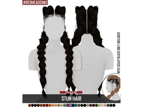 Simsdom Hair Sims 4 Hairs Simpliciaty Lumie Hair 53a