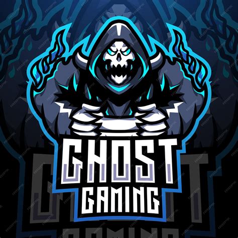 Premium Vector Ghost Gaming Esport Mascot Logo Design