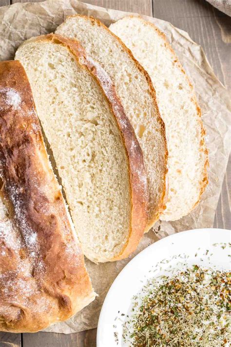 Crispy Italian Bread Recipe Valentinas Corner