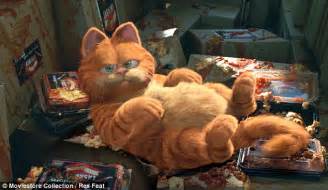 Fat Cat Feels The Squeeze Garfield Lookalike Struggles To Squeeze