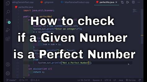 Hover your mouse over it and, if you're due an update, you'll see a message saying java update available. click the icon to launch the updated. Java Program to check if a given Number is a Perfect ...