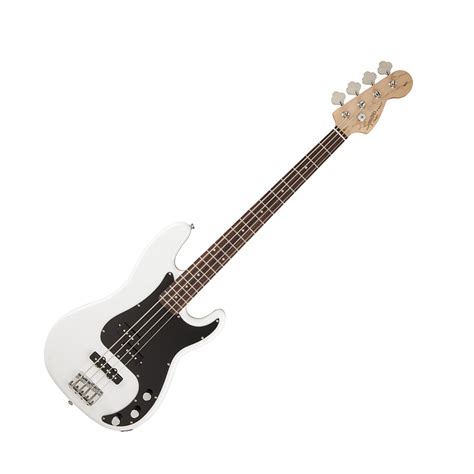 Squier Affinity Precision Pj Bass Olympic White Squier Bass Guitars