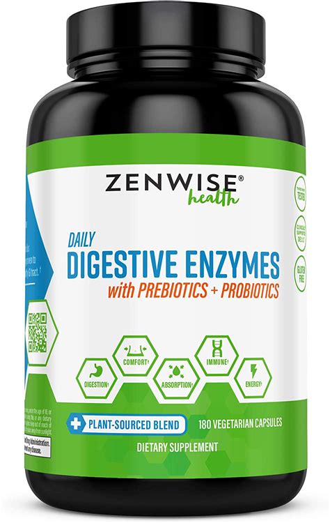 zenwise health digestive enzymes  prebiotics probiotics