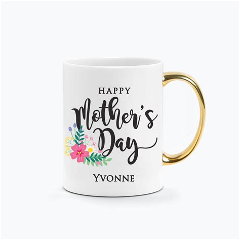 Personalised Name Happy Mothers Day Custom Name Printed Mug Mothers Day Design 5