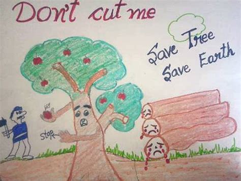 Trees Save Nature Drawing Competition Trees Are A Perfect Topic And