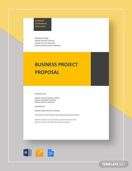 19 Proposal Examples And Templates In Word Examples