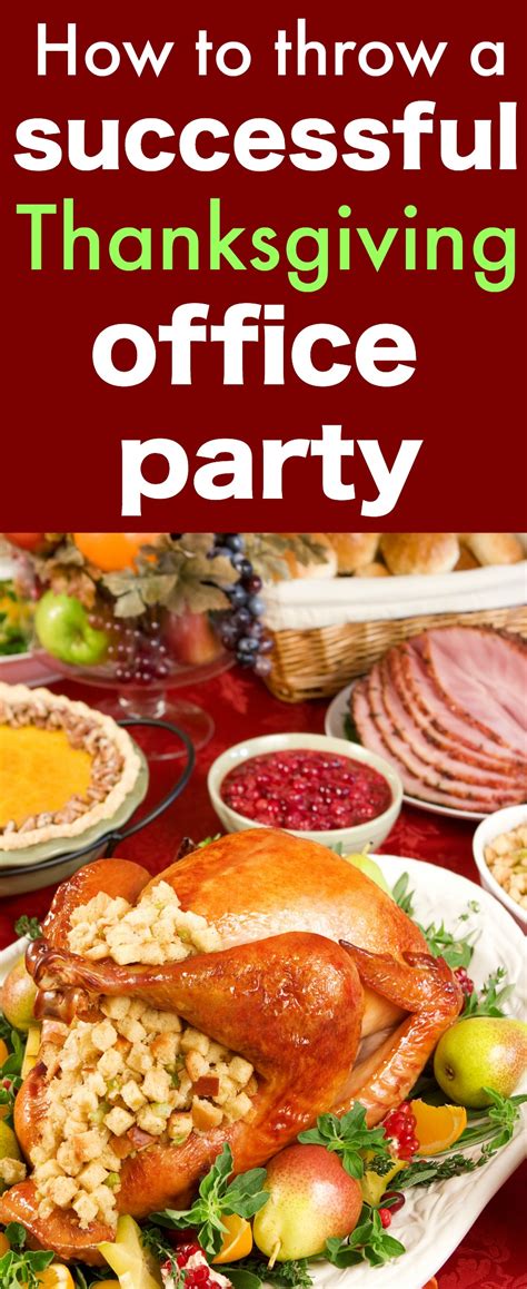 Thanksgiving isn't just for your family anymore! How to throw a successful Thanksgiving office party - My ...