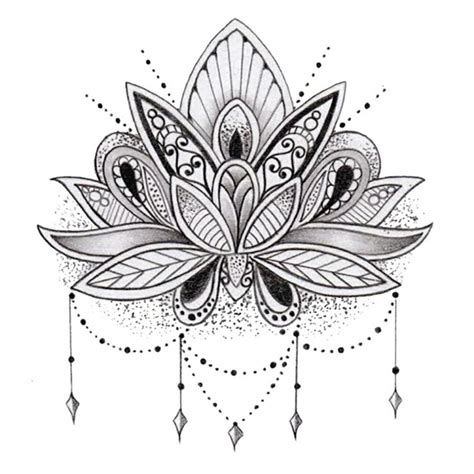 Disegno tattoo vecchia stile con una bussola e dei fiori. Disegni Fiori Di Loto Tattoo - Coloring and Drawing