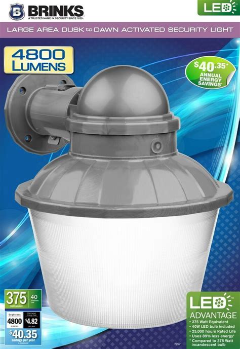Brinks Led Dusk To Dawn Security Light Ruivadelow