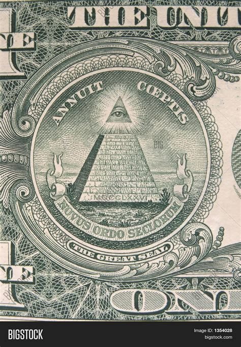 Dollar Pyramid Eye Image And Photo Free Trial Bigstock