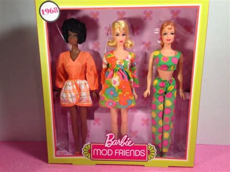 1968 Barbie Mod Friends 2018 T Set Barbie Stacey Christie Frp00 Ltd