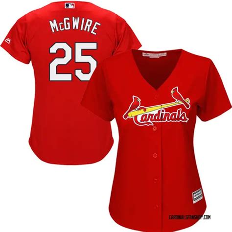 Mark Mcgwire St Louis Cardinals Womens Authentic Alternate Cool Base