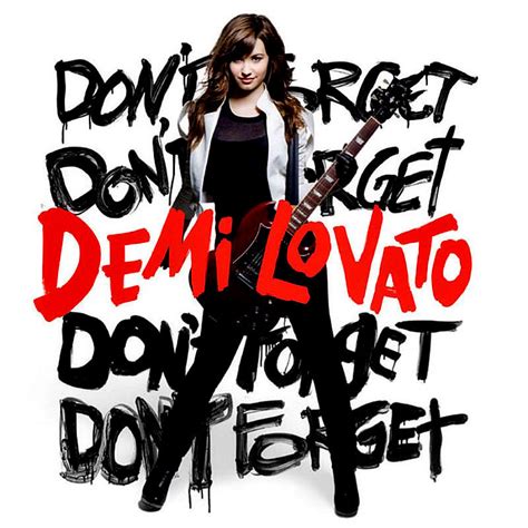 Dont Forget Official Album Cover Dont Forget Demi Lovato Album