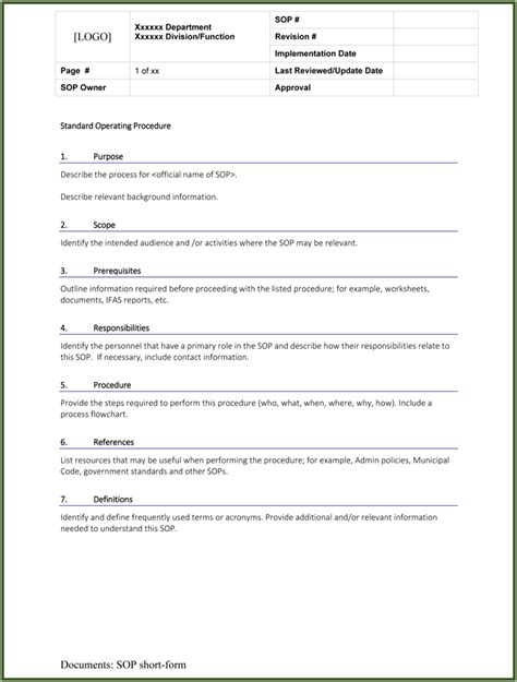 22 Policy Template Samples Sampletemplatess