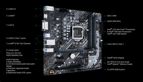 Buy The Asus Prime B460m A R20 Matx Form For Intel 10th11th Gen Cpu