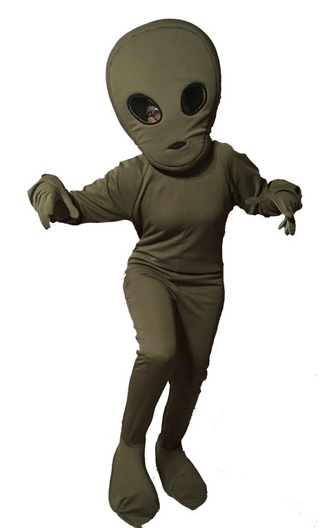 Adult Alien Fancy Dress Space Costume Extra Terrestrial