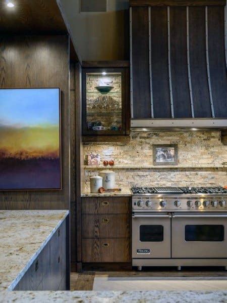 What to look for in a kitchen backsplash? Top 60 Best Kitchen Stone Backsplash Ideas - Interior Designs