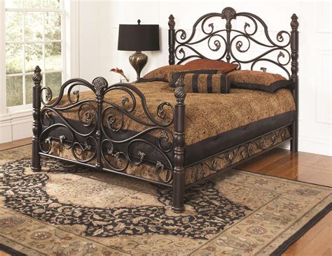 Tribecca home wrought iron bed frame dark bronze. Largo Furniture - Bella | Wrought iron beds, Iron bed ...