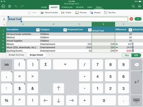 Explore Microsoft Excel For Ipad Collaborate Share And Sync