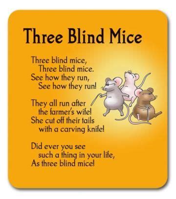 Three Blind Mice Nursery Rhymes Lyrics Nursery Rhymes Songs Nursery