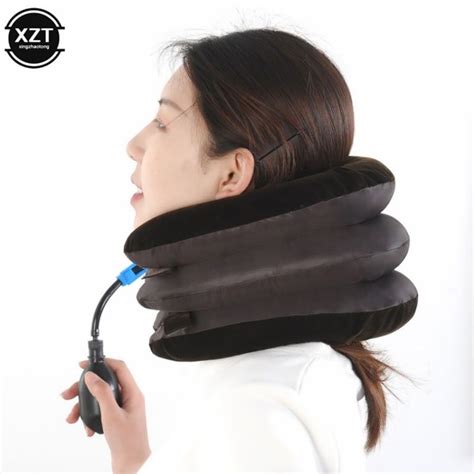 34 Layers Inflatable Air Cervical Neck Traction Device Soft Neck