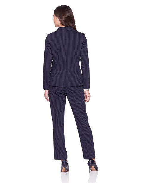 Tahari By Arthur S Levine Womens Petite Long Sleeve Jacket Pant Suit