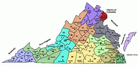 Virginia Congressional Districts Map 2022 Virginia Map