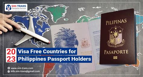 Visa Free Countries For Philippines Passport Holders In