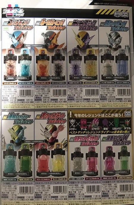 Even More Kamen Rider Build Forms And Weapons Revealed
