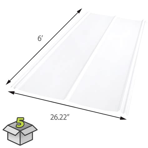 Sunsky 2 Ft X 6 Ft Corrugated Clear Polycarbonate Plastic Roof Panel 5