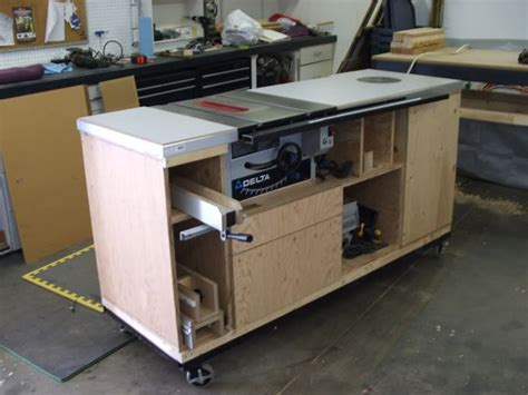 Tablesaw Workstation Woodworking Projects And Plans