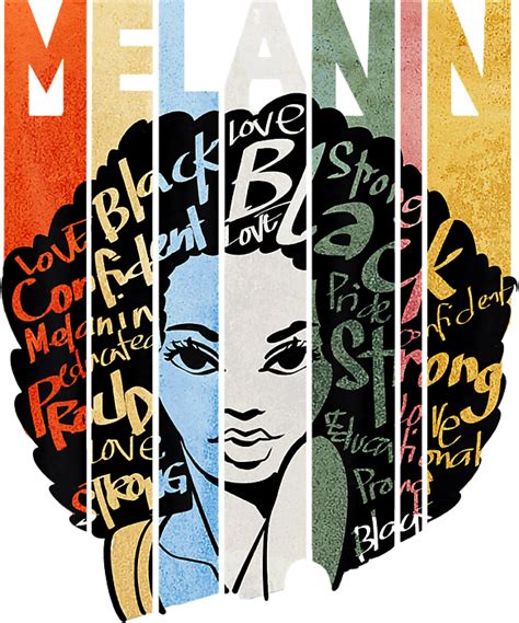 Cute Melanin Afro Black Women Melanin Black History Month Melanin Png