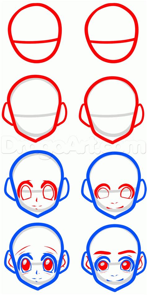 How To Draw Anime Faces Step By Step How To Sketch An Anime Face