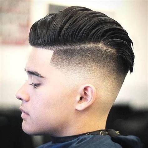Long top with hard part for boys. 30 Sophisticated Medium Hairstyles for Teenage Guys 2020
