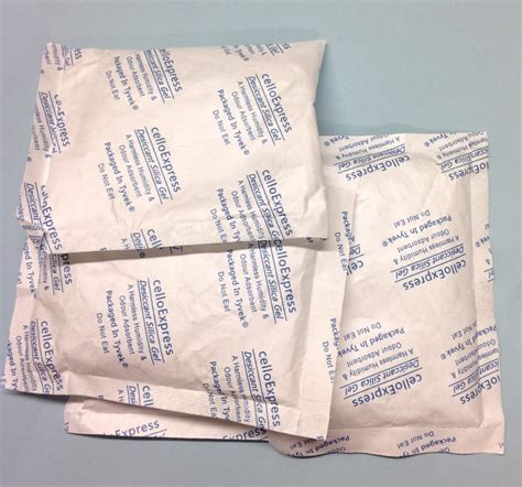 Silica Gel Pouches Pack Of 4 50g Silica Gel Sachets In Tyvek Paper
