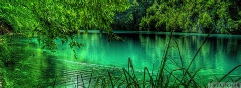 Emerald Green Lake Facebook Cover