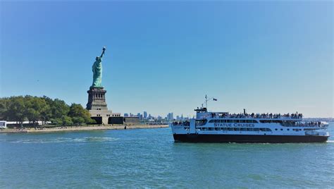 The Only Way To Reach The Statue Of Liberty The Ferry Statue Of