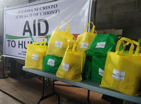 Goroka Gws Holds Evangelical Mission Aid To Humanity Iglesia Ni Cristo Church Of Christ