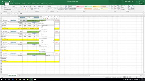 The distance between two chainages can be decided. how to draw cross section from excel - YouTube