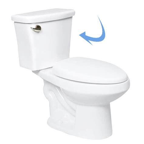 Glacier Bay All In One Piece Gpf Single Flush Elongated High Efficiency Toilet In White Ec W