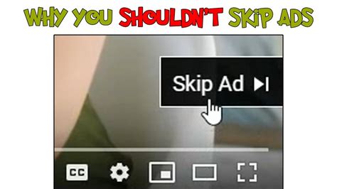 To skip a youtube ad as well as that, that sounds impossible, unless youtube has some sort of system in place allowing other apps to add with a jailbroken ios device, i have seen many tweaks which do things similar to this, but i haven't yet seen a tweak which actually skips the ad the way you. Why you shouldn't skip ads on YouTube - YouTube