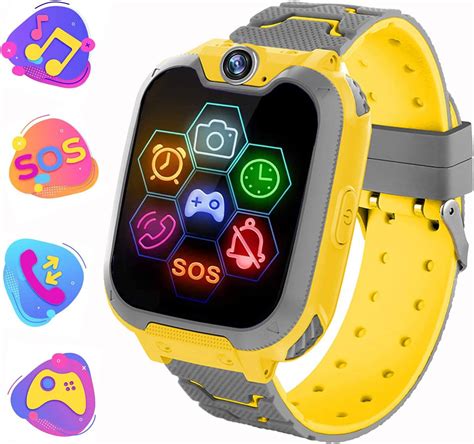 Reloj Inteligente Para Niños De Pantalla Táctil Con Juego De Música