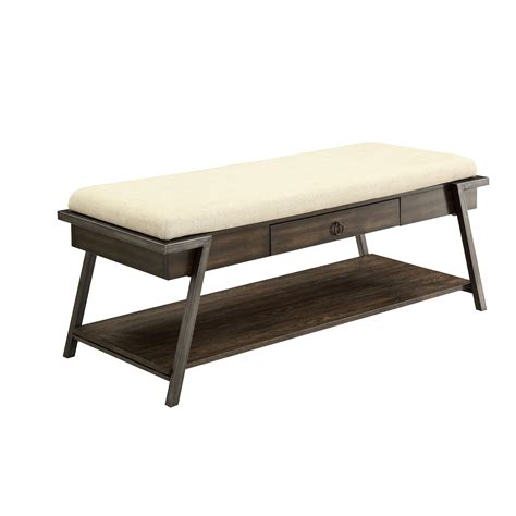 Laurel Foundry Modern Farmhouse Astrid Upholstered Entryway Bench