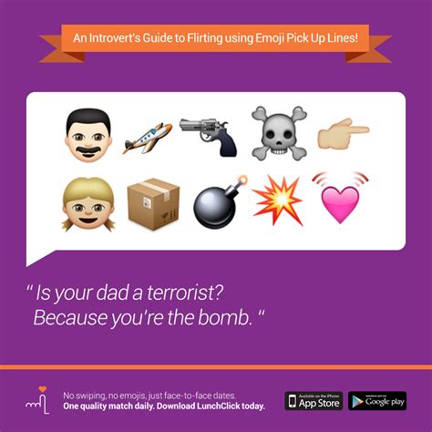 Is you're dad a chilly? An Introvert's Guide to Flirting Using Emoji Pick Up Lines ...