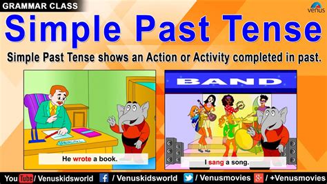 The simple past tense shows that an action started and completed in the past and has no relevance to the present time at all. Grammar Class ~ Simple Past Tense - 2 - YouTube