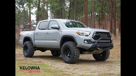 New Toyota Tacoma Trd Off Road With Accessories Cement Grey Youtube